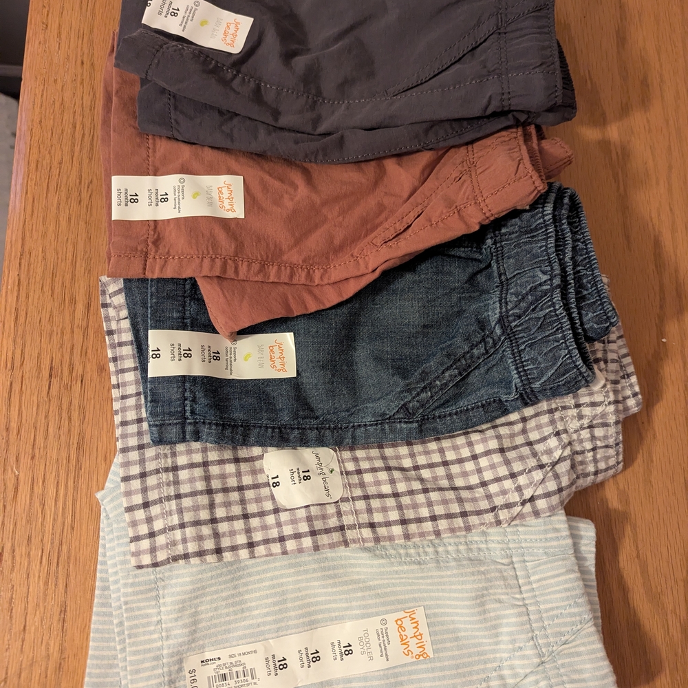 Baby Boys' Shorts Bundle - 5 Pack